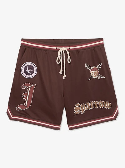 Disney Pirates of the Caribbean Jack Sparrow Basketball Shorts - BoxLunch Exclusive