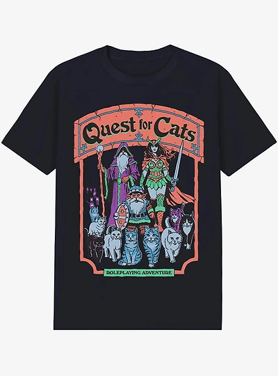 Steven Rhodes Quest for Cats T-Shirt