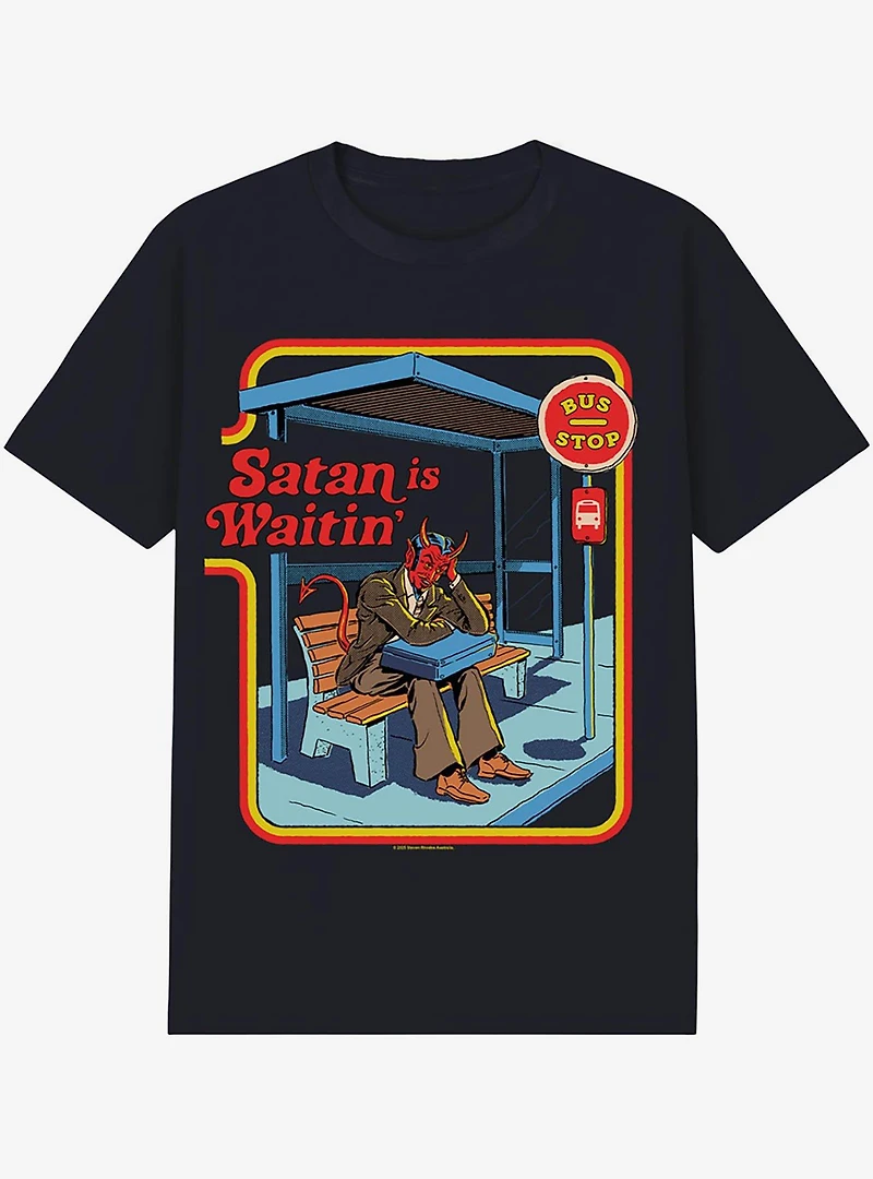 Steven Rhodes Satan is Waitin' T-Shirt