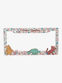 Disney Winnie the Pooh Better Together Floral License Plate Frame - BoxLunch Exclusive