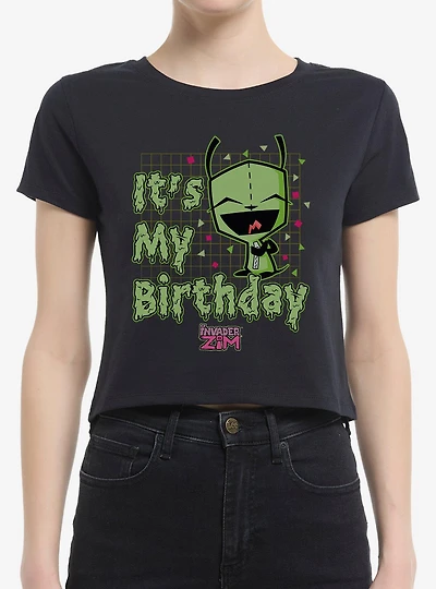 Invader Zim Its My Birthday GIR Womens Baby T-Shirt