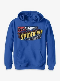 Marvel Spider-Man Face Close Up  Youth Hoodie
