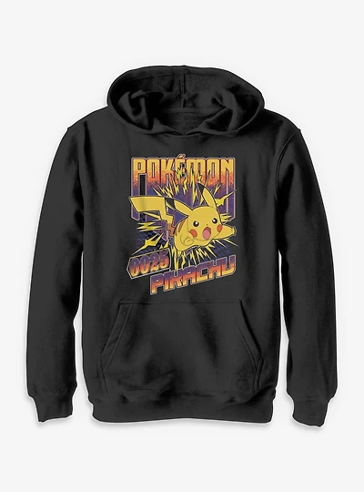Pokemon 0025 Electric Pikachu Youth Hoodie