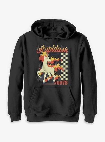 Pokemon Rapidash Racing Youth Hoodie