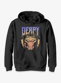 KPop Demon Hunters Derpy The Tiger Retro Metal Youth Hoodie