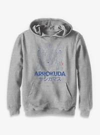 Pokemon Arrokuda Gyotaku  Youth Hoodie