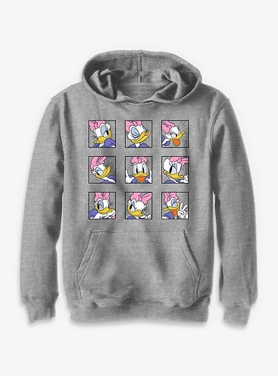 Disney Mickey Mouse Daisy Duck Expressions  Youth Hoodie