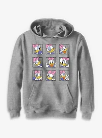 Disney Mickey Mouse Daisy Duck Expressions  Youth Hoodie