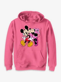 Disney Mickey Mouse & Minnie Hugs Kisses Youth Hoodie