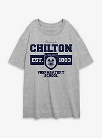 Gilmore Girls Property Of Chilton Preparatory School Womens Oversized T-Shirt