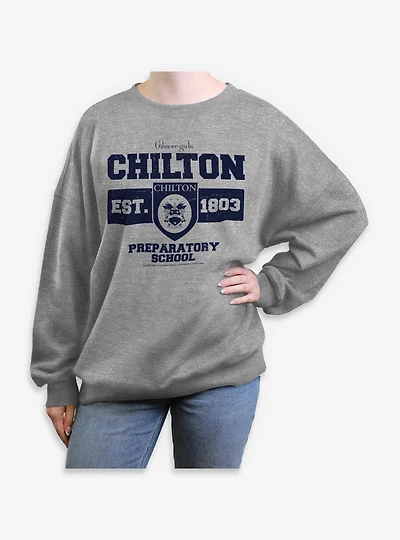 Gilmore Girls Property Of Chilton Preparatory School Womens Oversized Sweatshirt
