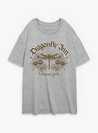 Gilmore Girls Dragonfly Inn Antique Womens Oversized T-Shirt