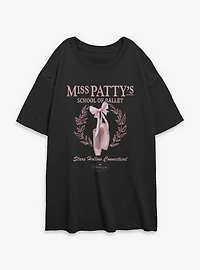 Gilmore Girls Miss Patty's School Of Ballet Womens Oversized T-Shirt