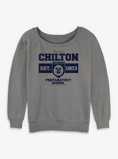 Gilmore Girls Property Of Chilton Preparatory School Womens Slouchy Sweatshirt