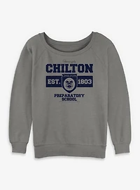Gilmore Girls Property Of Chilton Preparatory School Womens Slouchy Sweatshirt