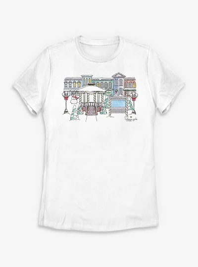 Gilmore Girls Stars Hollow Winter Womens T-Shirt