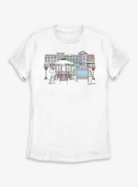 Gilmore Girls Stars Hollow Winter Womens T-Shirt