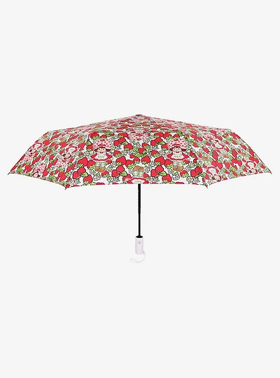 Strawberry Shortcake Toss Print Compact Umbrella