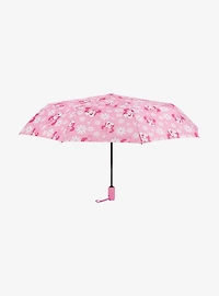 Disney Minnie Mouse All-Pink Floral Umbrella