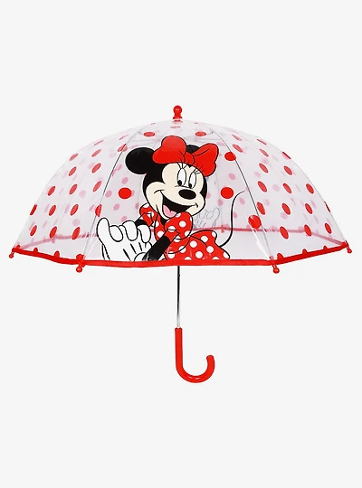 Disney Minnie Mouse Clear Dome Kids Umbrella