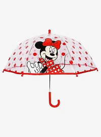 Disney Minnie Mouse Clear Dome Kids Umbrella
