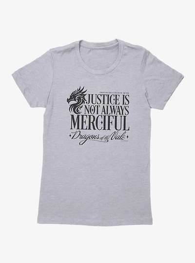 Fourth Wing The Empyrean Justice Is Not Merciful Womens T-Shirt