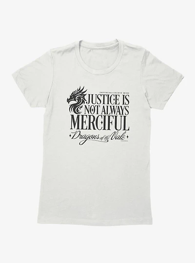 Fourth Wing The Empyrean Justice Is Not Merciful Womens T-Shirt