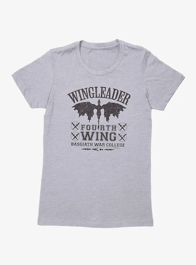 Fourth Wing The Empyrean Wingleader Basgiath War College Womens T-Shirt