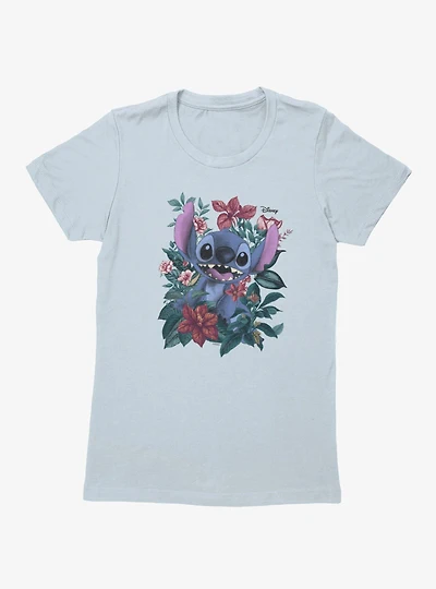 Disney Lilo and Stitch Garland Of Flowers Womens T-Shirt
