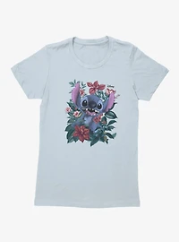 Disney Lilo and Stitch Garland Of Flowers Womens T-Shirt