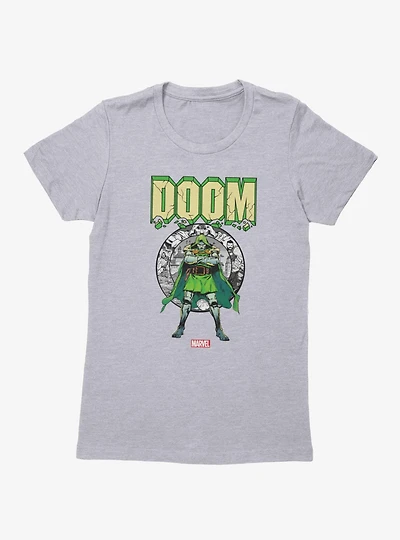 Marvel Comics Doom Crumble Pose Womens T-Shirt