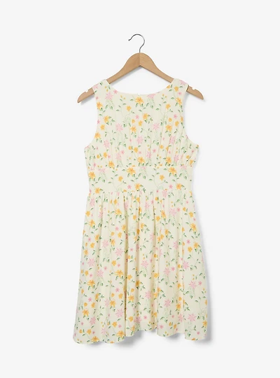 Disney Tangled Pascal Floral Allover Print Tank Dress - BoxLunch Exclusive