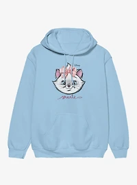 Disney Aristocats Marie Face Sketch Hoodie
