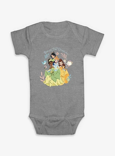 Disney Princesses Born To Dream Infant Bodysuit
