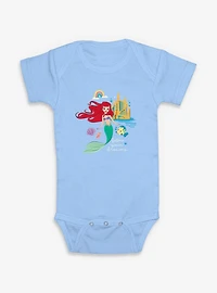 Disney The Little Mermaid Follow Your Dreams Infant Bodysuit
