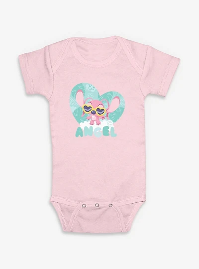Disney Lilo & Stitch Angel Heart Style Infant Bodysuit