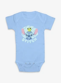 Disney Lilo & Stitch Baby With Frog Infant Bodysuit