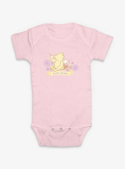 Disney Winnie The Pooh Sweet Garden  Infant Bodysuit