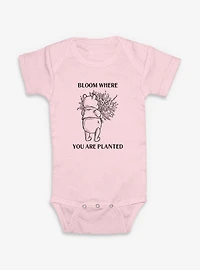 Disney Winnie The Pooh Bloom Where You Are Planted Infant Bodysuit