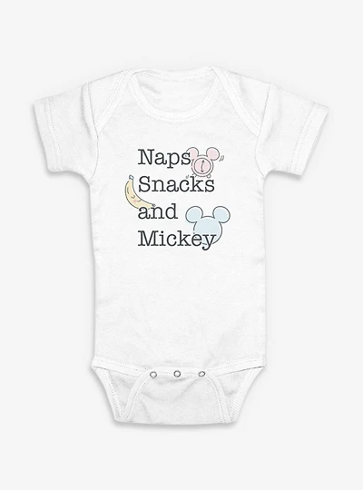 Disney Mickey Mouse Nap Snack and Infant Bodysuit
