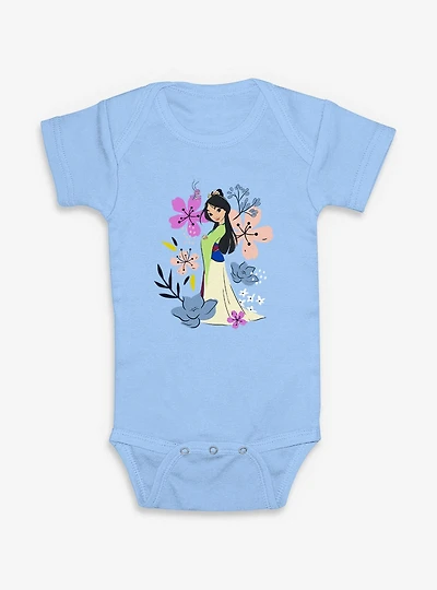 Disney Mulan Flowers  Infant Bodysuit