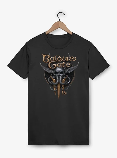 Dungeons & Dragons Baldurs Gate III Logo T-Shirt