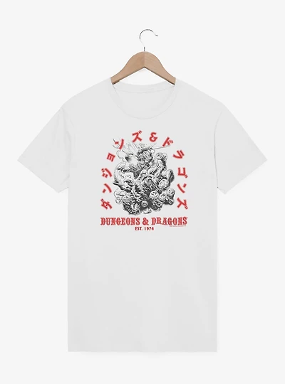 Dungeons & Dragons Katakana Beholder Fight T-Shirt
