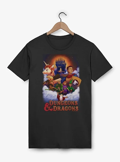 Dungeons & Dragons Vintage Cartoon Poster T-Shirt