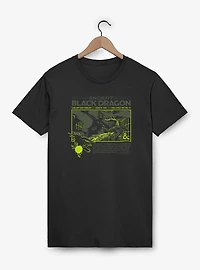 Dungeons & Dragons Ancient Black Dragon Stats T-Shirt