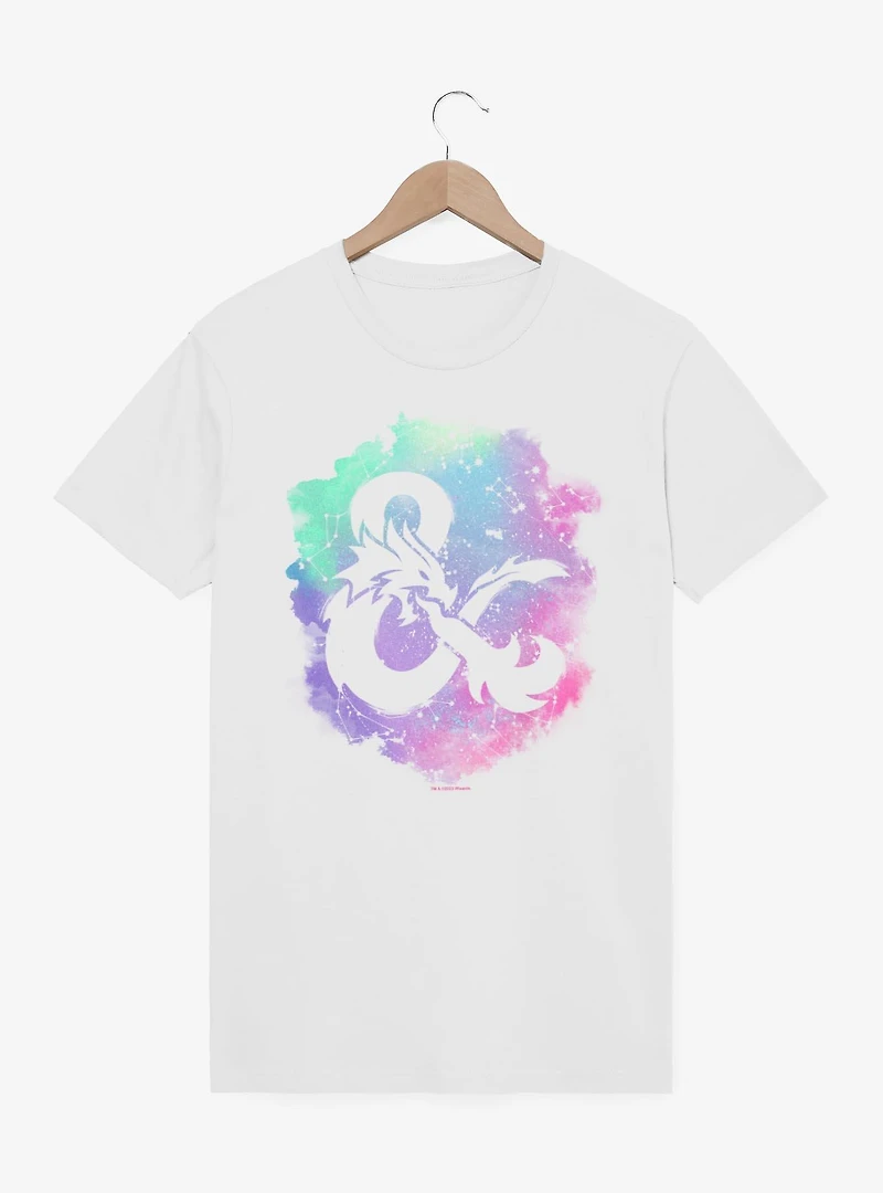 Dungeons & Dragons Splash Pastel Logo T-Shirt