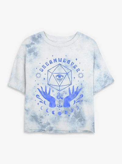 Dungeons & Dragons Dreamweaver Womens Crop Tie-Dye T-Shirt