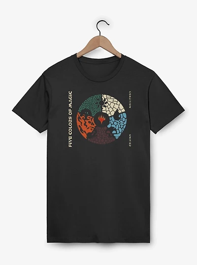 Magic: The Gathering Five Colors Of Magic T-Shirt