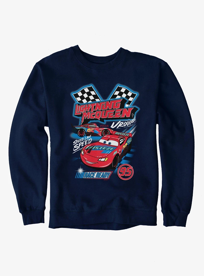Disney Cars Lightning McQueen Speed Racing Mash Up Sweatshirt