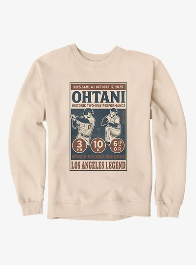 MLB Shohei Ohtani LA Legends Poster Sweatshirt